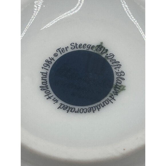 Vintage 1984 Ter Steege Delft Blue Windmill Cup & Saucer Set - Picture 5 of 5